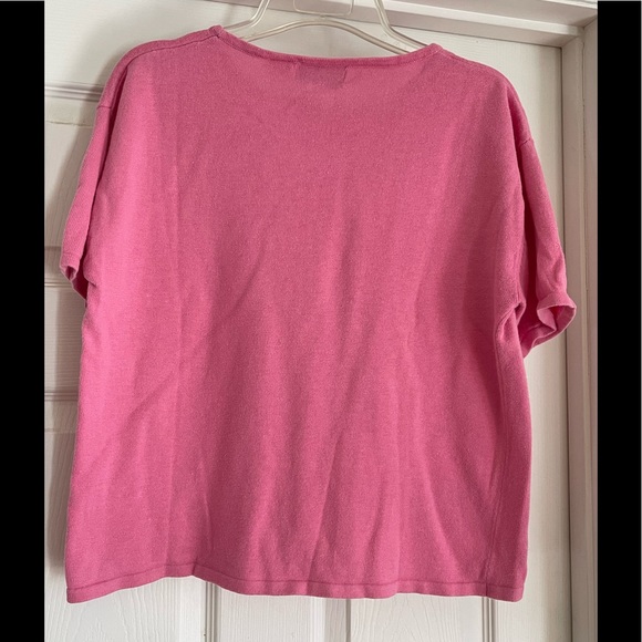 Le Moda short sleeve sweater - Picture 2 of 5